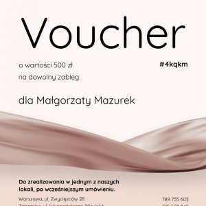 Voucher na dowolną kwotę