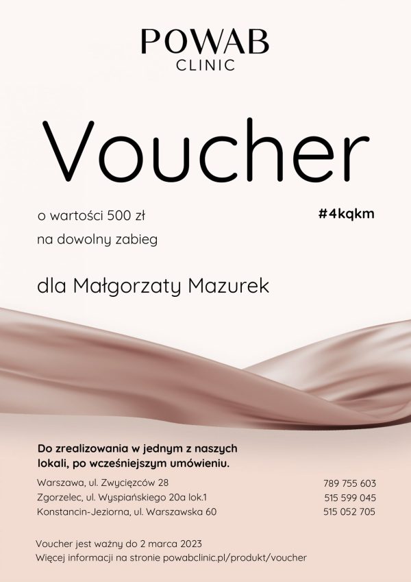Voucher na dowolną kwotę