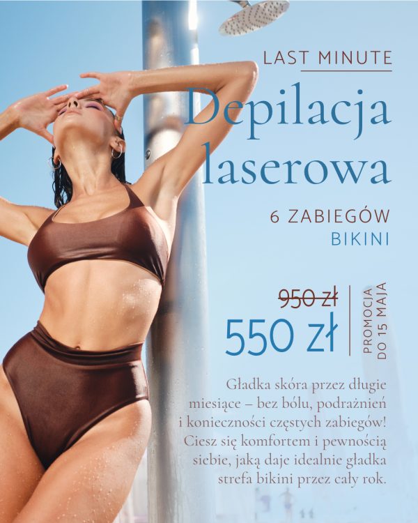 Depilacja Laserowa Bikini - 6 zabiegów