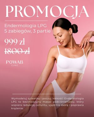 Endermologia LPG – 5 zabiegów, 3 partie