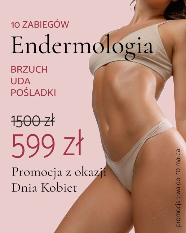 Endermologia- 10 zabiegów - brzuch, uda, pośladki