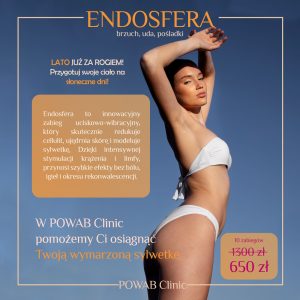 Endosfera- 10 zabiegów- brzuch, uda i pośladki