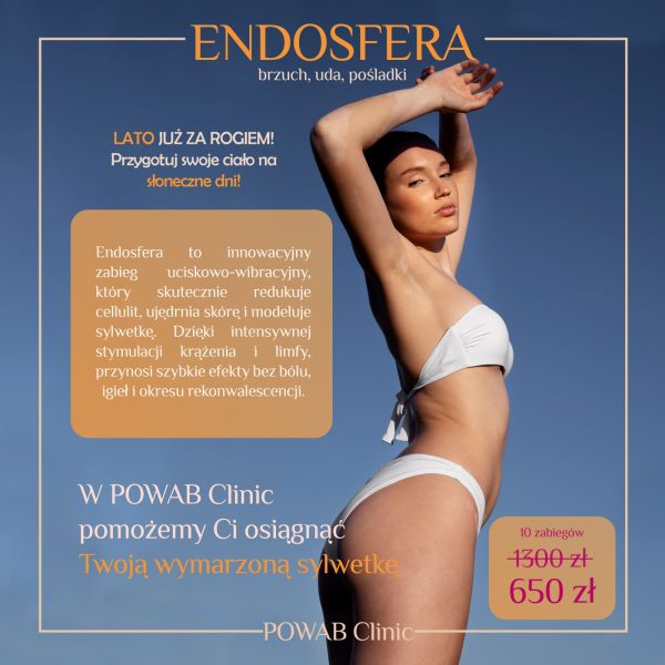Endosfera- 10 zabiegów- brzuch, uda i pośladki