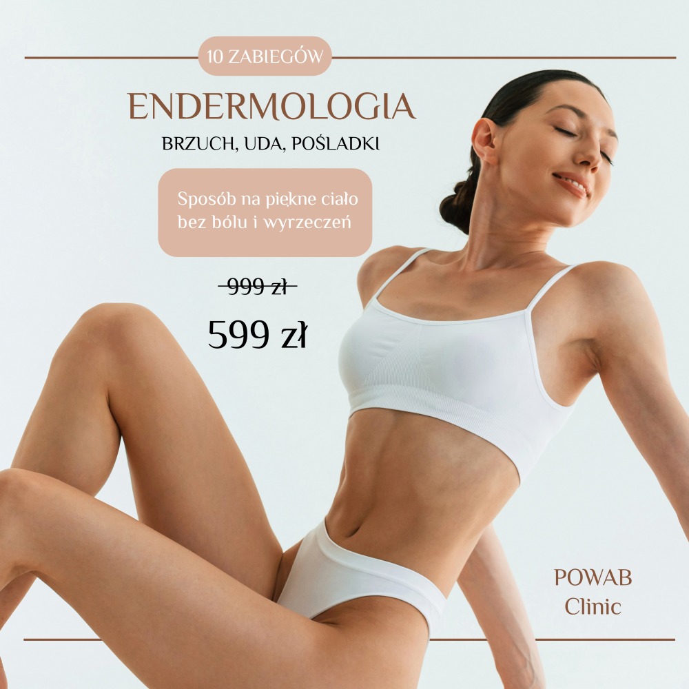 Endermologia- 10 zabiegów / brzuch, uda, pośladki