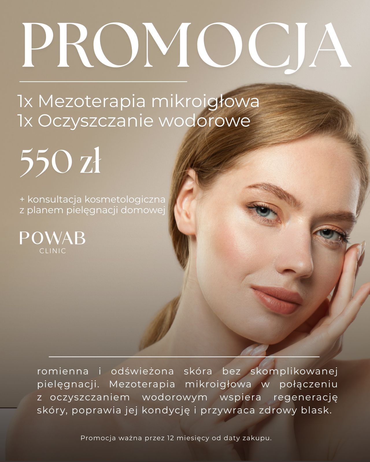 Mezoterapia mikroigłowa + Oczyszczanie wodorowe